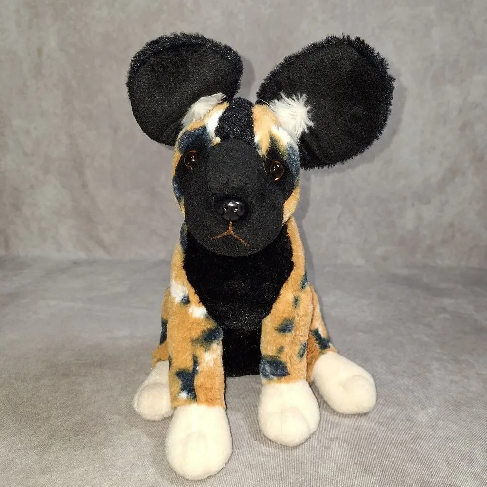 Adventure Planet Hyena Painted Wild African Dog Plush Stuffed Animal Toy
